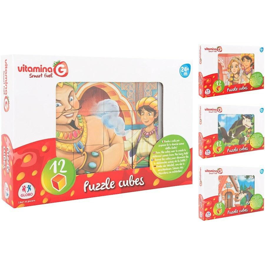 CUBI PUZZLE 12PZ 4ASS