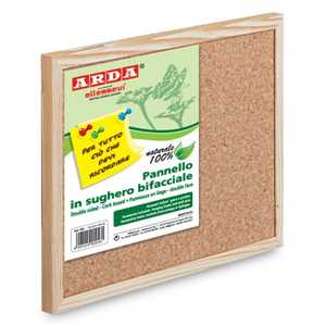 PANNELLO SUGHERO BIFACCIALE cm30x40
