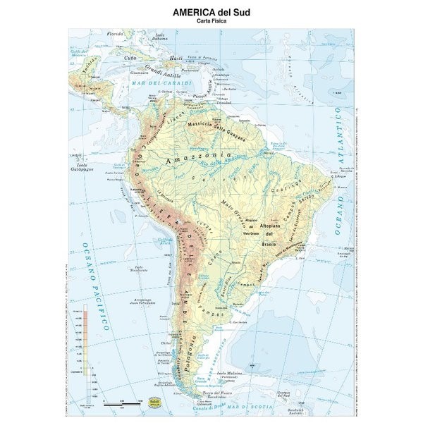 CARTINA GEOGRAFICA CARTA MUTA MONDO