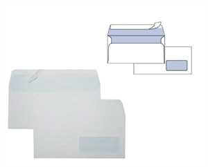 Busta cm11X23 STRIP pz500 CON FINESTRA