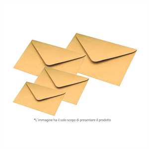 Busta cm12x18 GIALLO pz500 gr80