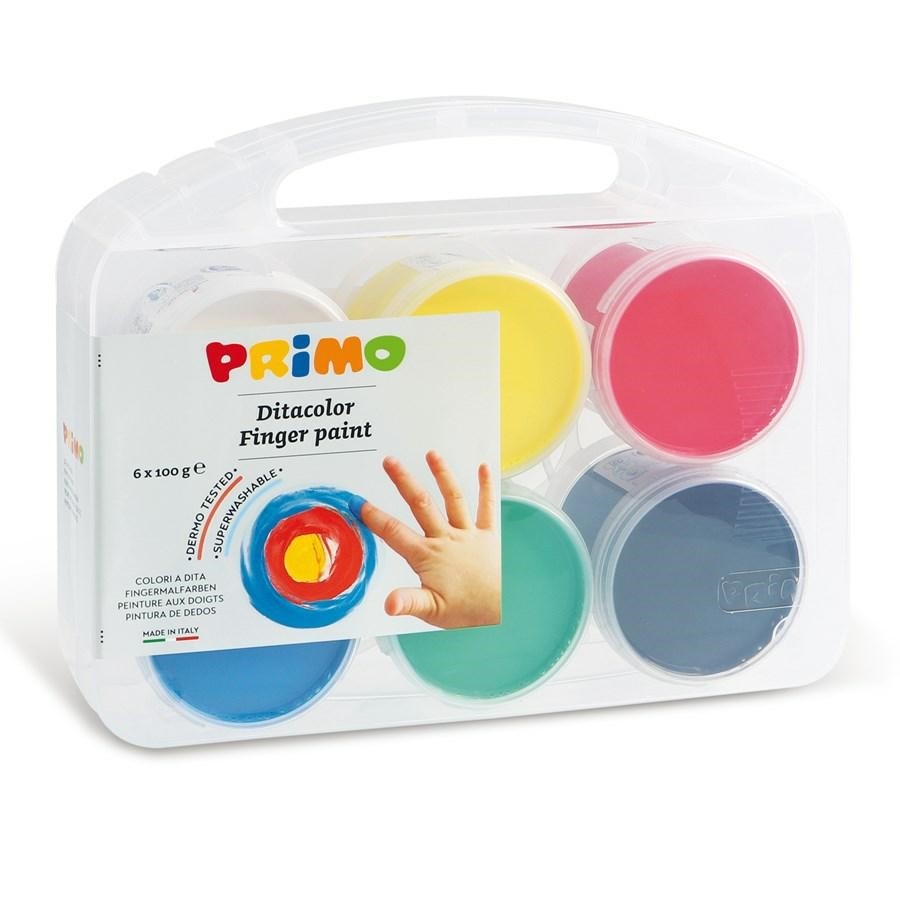COLORI A DITA ml100 Barattoli pz6