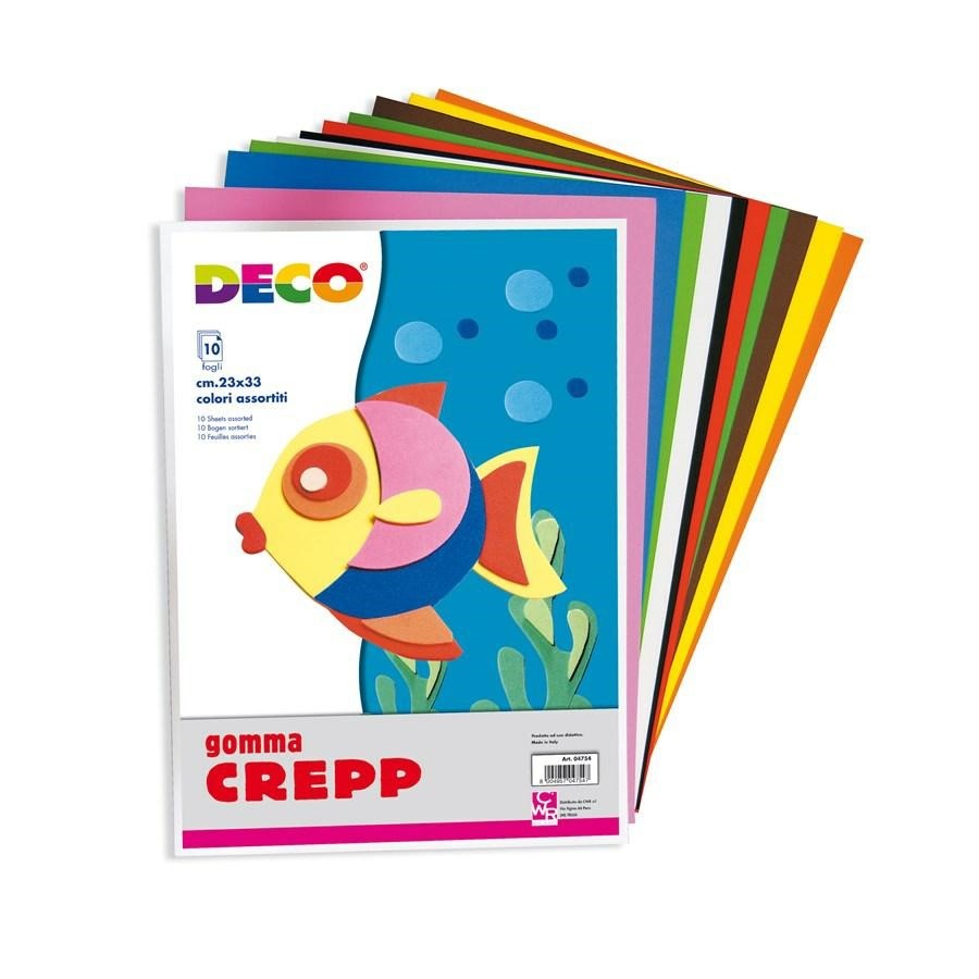 GOMMA CREPP f10 cm22x33 ASS