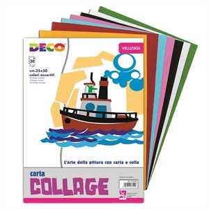 Carta VELLUTATA cm35x50 f30 Assortita