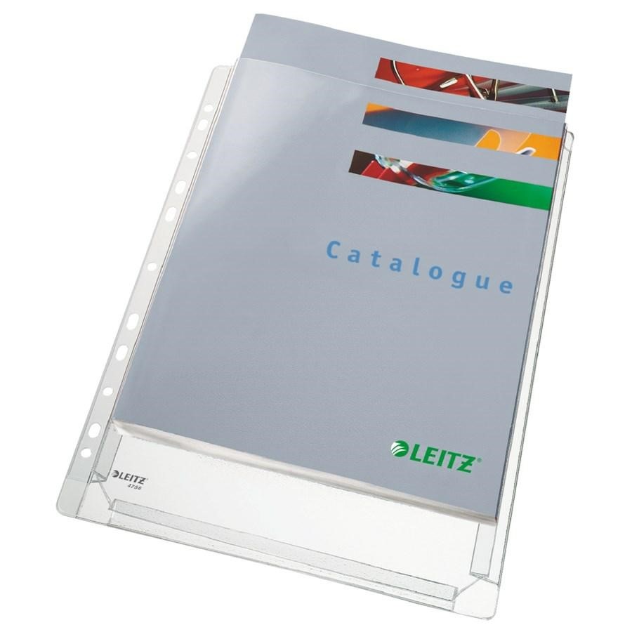 Busta PVC pz10 cm21x29 Soffietto 4756 CON FORI