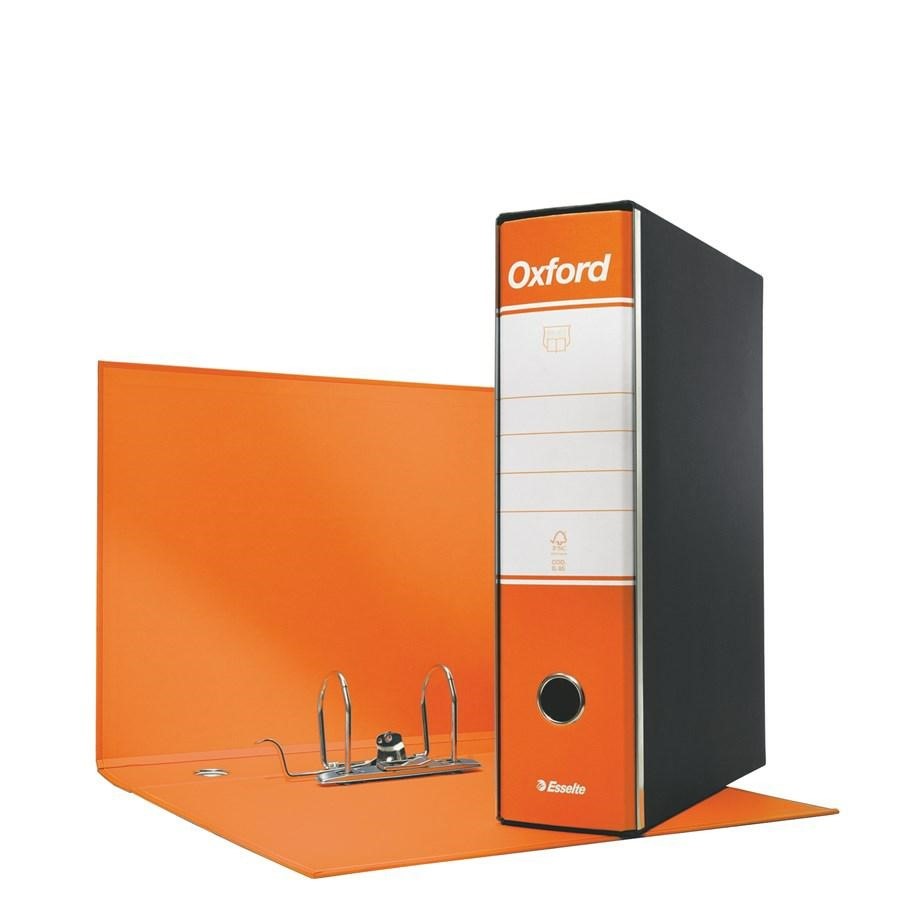 Registratore OXFORD cm28x35x08 Arancio