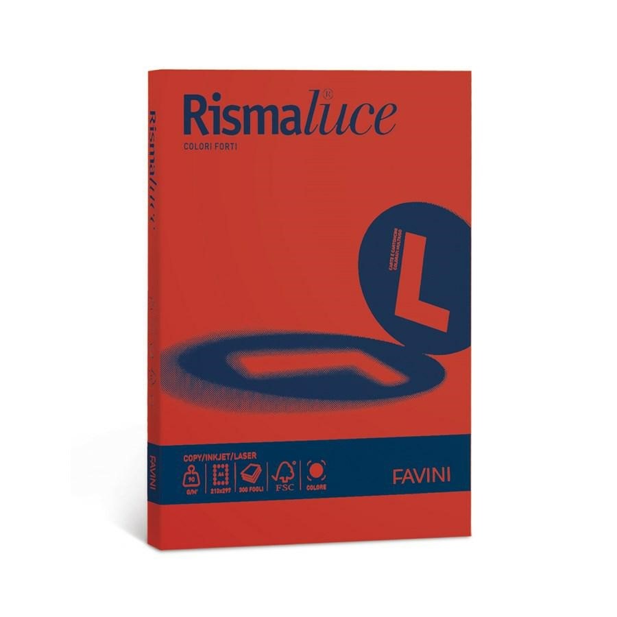 RISMALUCE A4 f50 gr200 Scarlatto