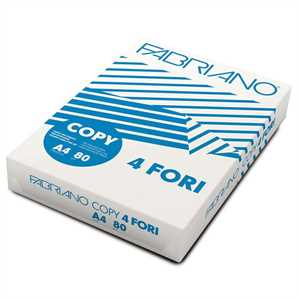 Carta FOTOCOPIE  A4 con Fori gr80 COPY2