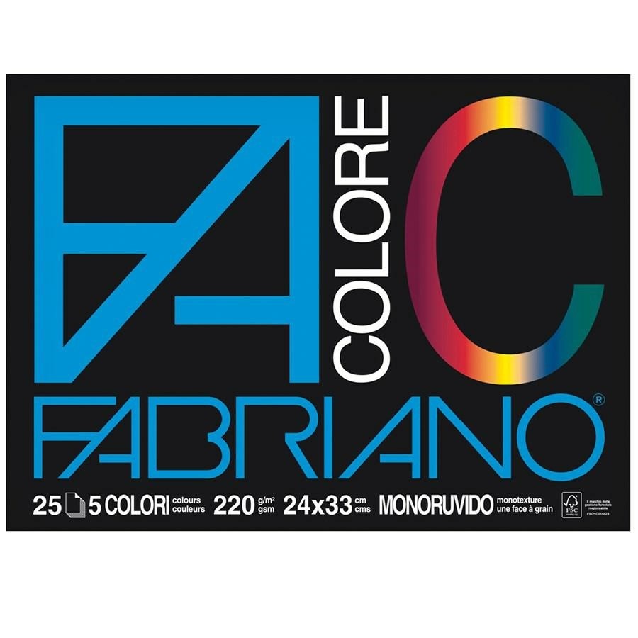 FABRIANO Blocco COLORE cm24x33 f25