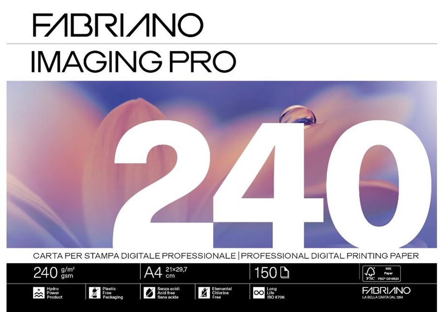 FABRIANO IMAGING PRO A4 gr240 FF150(MULTIPAPER)