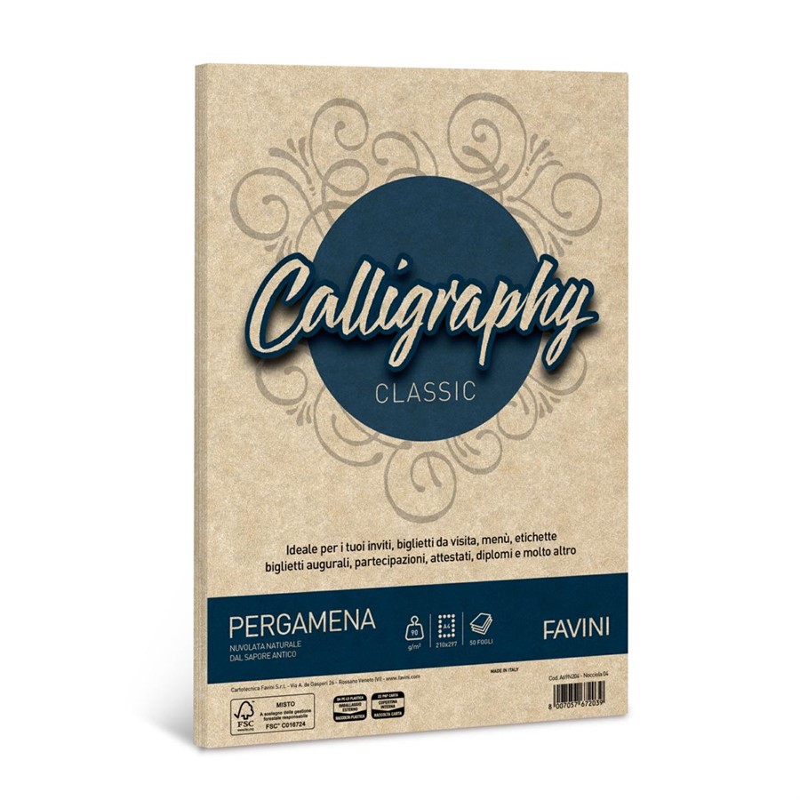 Calligraphy PERGAMENA gr90 NOCCIOLA A4 f50