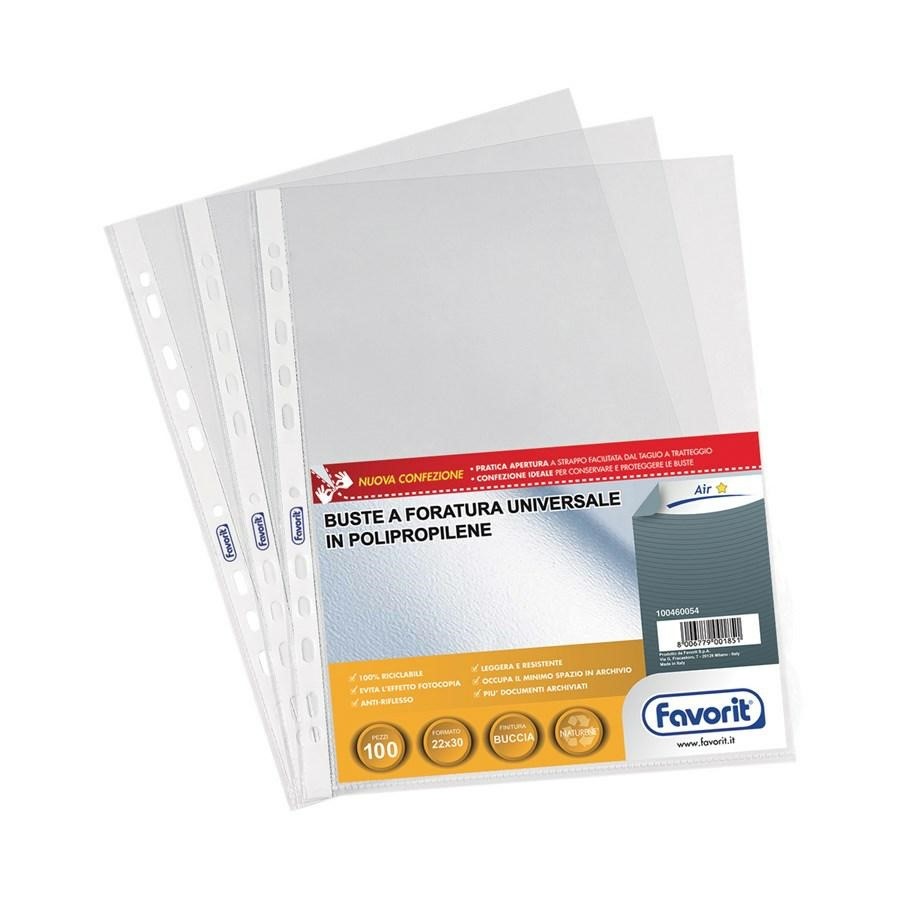 Busta con fori 22x30 Buccia arancia AIR in Naturene