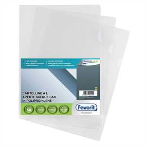 Busta a L 22x30 LISCIA SUPERIOR in Naturene(Pratic 78)