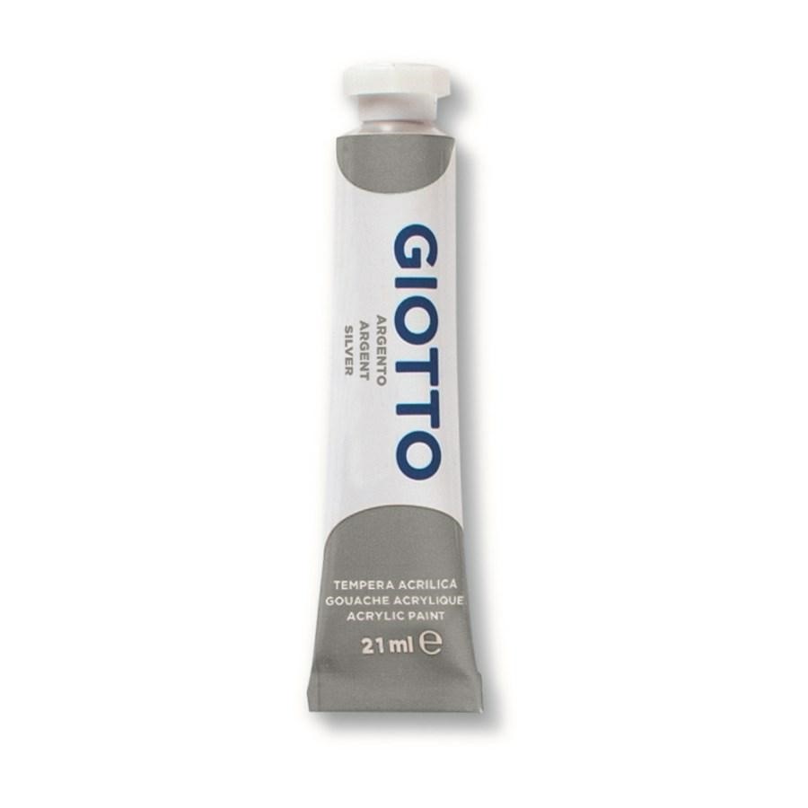TEMPERE ACRILICA tubo 7 ml21 Argento
