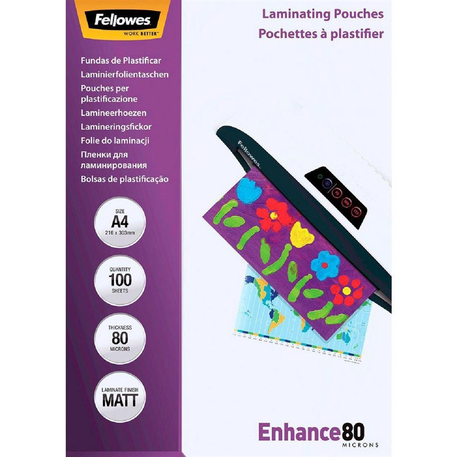 POUCHES pz100 A4 80myc ENHANCE 80