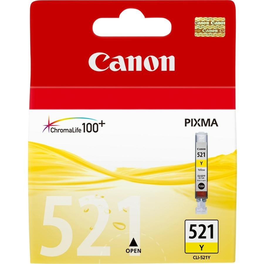 CANON Ink-Jet Giallo N.521 *2936B001* MP540/630/980/IP3600 CLI-521Y