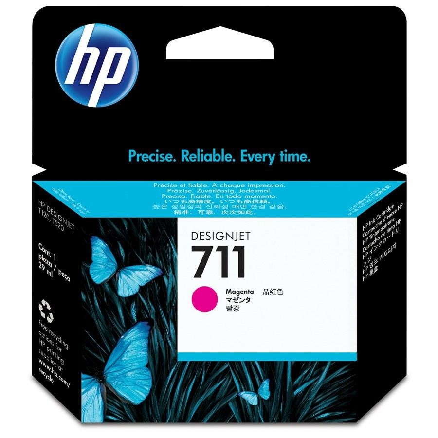 HP Ink-Jet MAGENTA N.711 *CZ131A* ml29 DesignJet-T120/ePrinter-T520