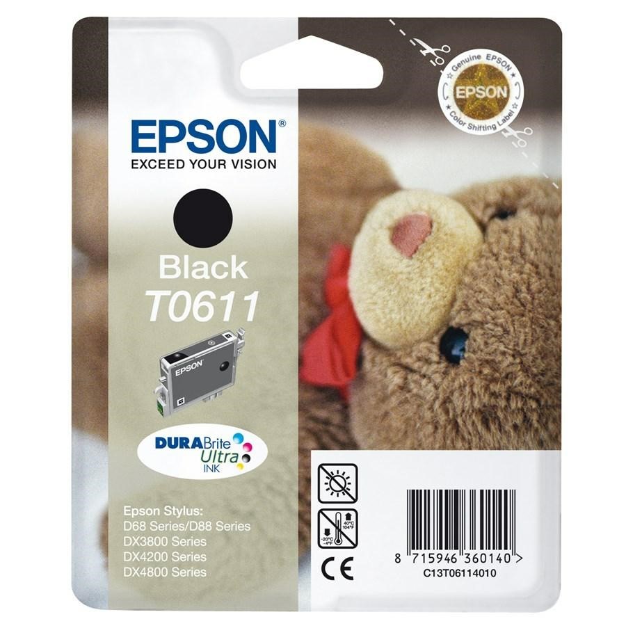 EPSON Ink-Jet Nero T0611 *T061140* DX3800/3850/4850/D68/D88/DX380