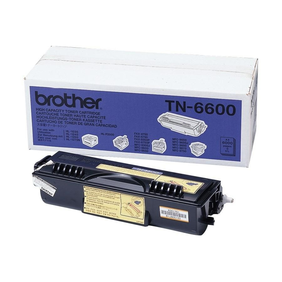 BROTHER Toner Nero *TN-6600* FAX5750/83XX/HL14XX/MFC8300/8600 pg6000
