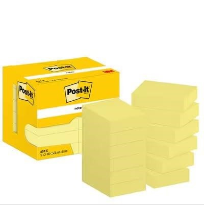 POST-IT mm38x51 GIALLO CANARY 3M