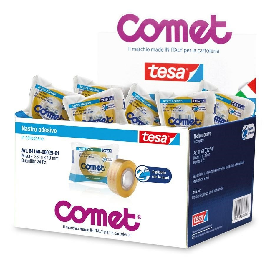 NASTRO ADESIVO mm19x33mt COMET Cellophan
