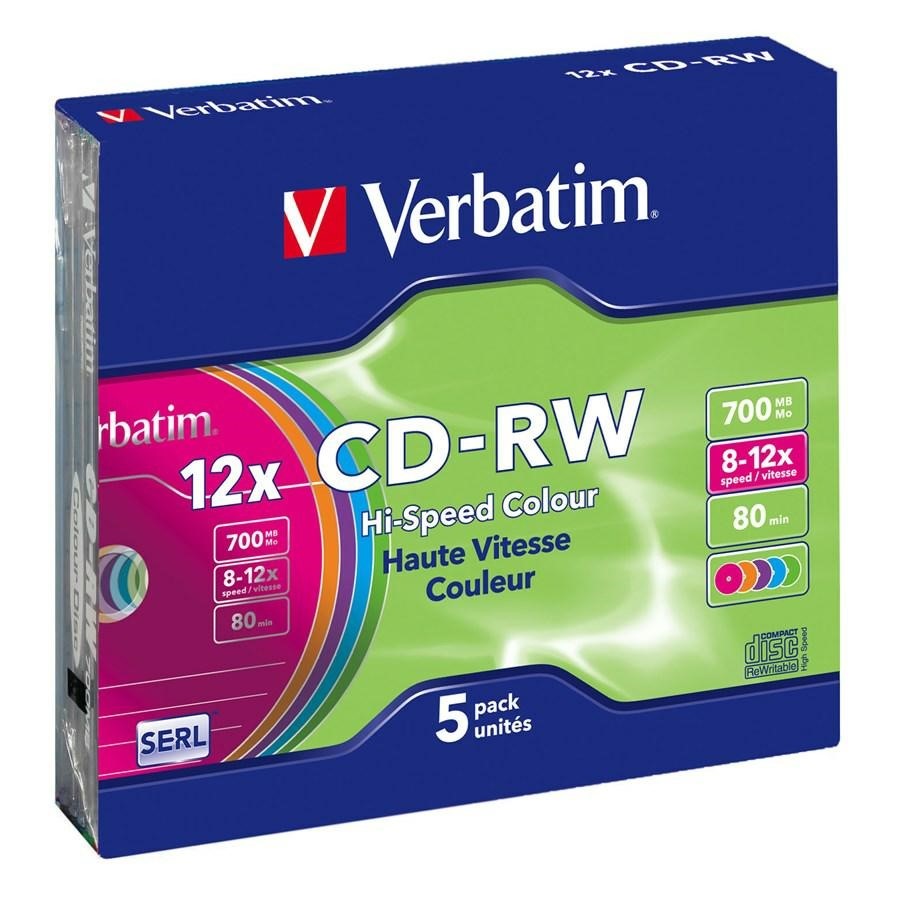 VERBATIM CdRom 700Mb REWRITABLE *43167* CD-RW