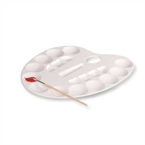 TAVOLOZZA Maxi 16 Vasche Ovale