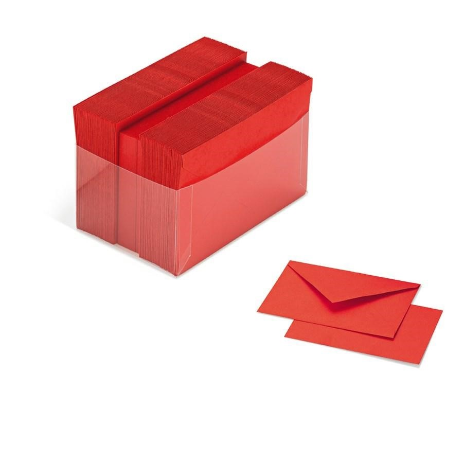 BIGLIETTI+BUSTE fto4 pz100 ROSSO