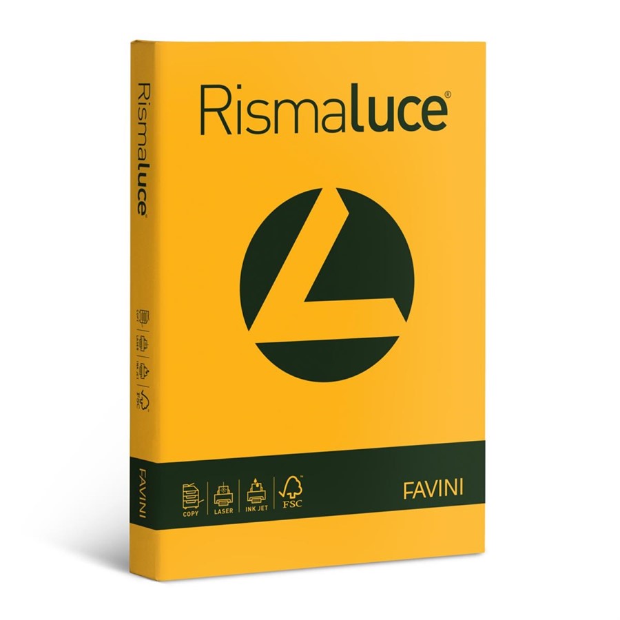 RISMALUCE A4 GR140 GIALLO ORO F200