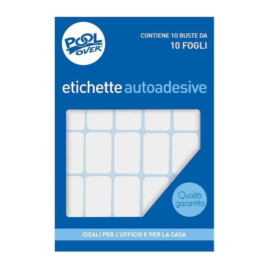 FOGLI ETICHETTE BIANCHE PZ10 14X8-108 ET COD.10