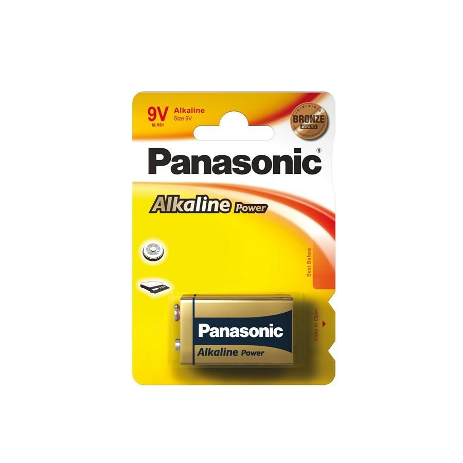 PILA Transistor 9V PANASONIC 6LR61 Alkalina