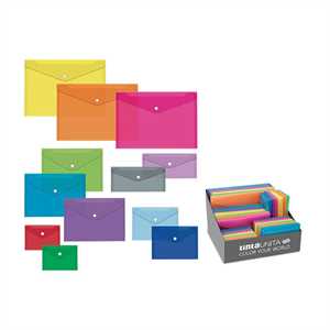 BUSTA A5 con BOTTONE PPL assortito intaUNITA