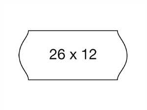 Etichette mm26x12 REMOVIBILI a ONDA