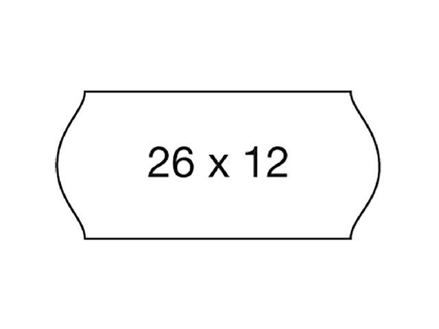 Etichette mm26x12 REMOVIBILI a ONDA
