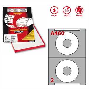 Etichette Copy Laser A4 0mm114 perCD(A460) f100