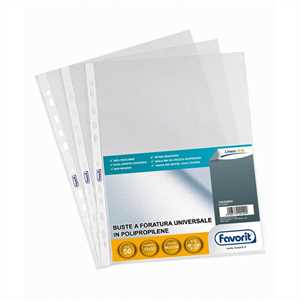 Busta con fori 23x33 buccia d'arancia Linear in Naturene