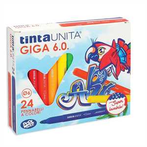 Pennarelli da 24 Giga 6MM TINTAUNITA