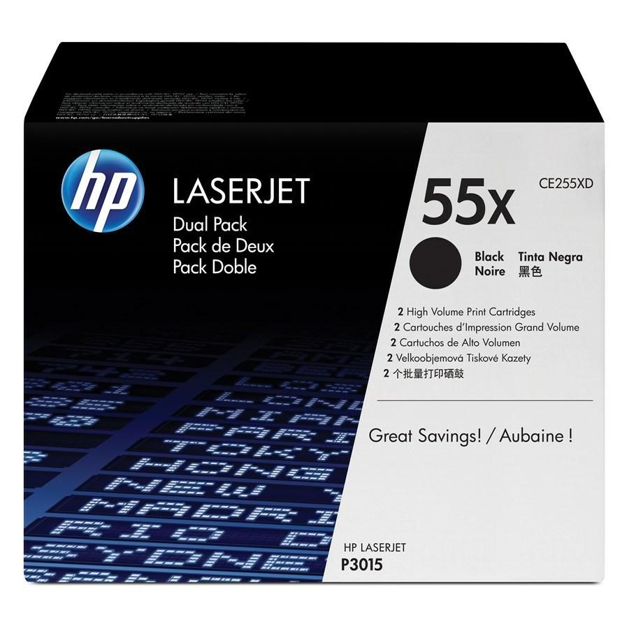HP Toner Nero KIT Pz.2 *CE255XD* P3015 pg12500x2