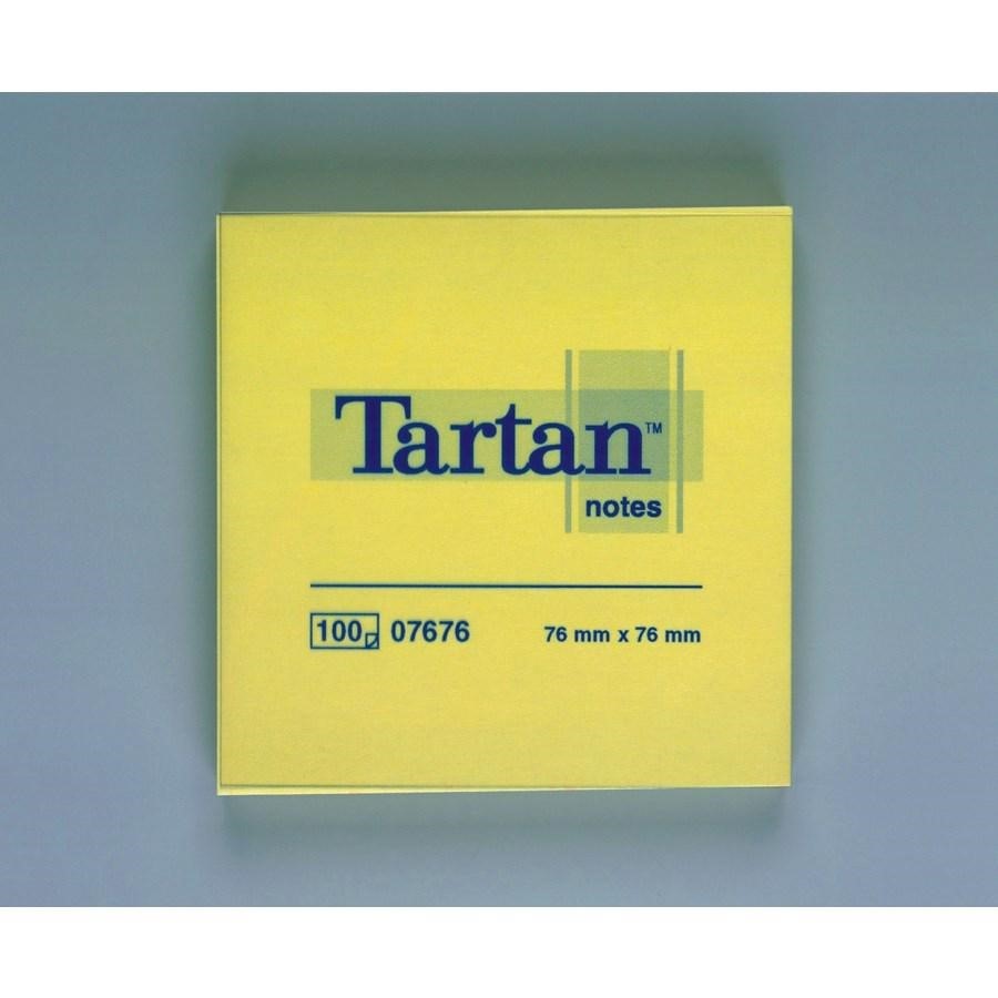 FOGLIETTI RIPOSIZIONABILI TARTAN GIALLO 76X76