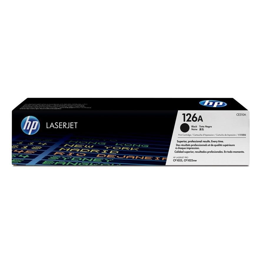 HP CLJ Toner Nero *CE310A* CP1025 pg1200/M175/275 -126A-