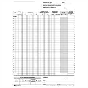 Registro Prima Nota IVA corrispet.25x2 autoricalcante