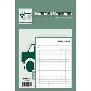 Blocco CONSEGNA cm15x23 2Copie AUTOCOPIANTE
