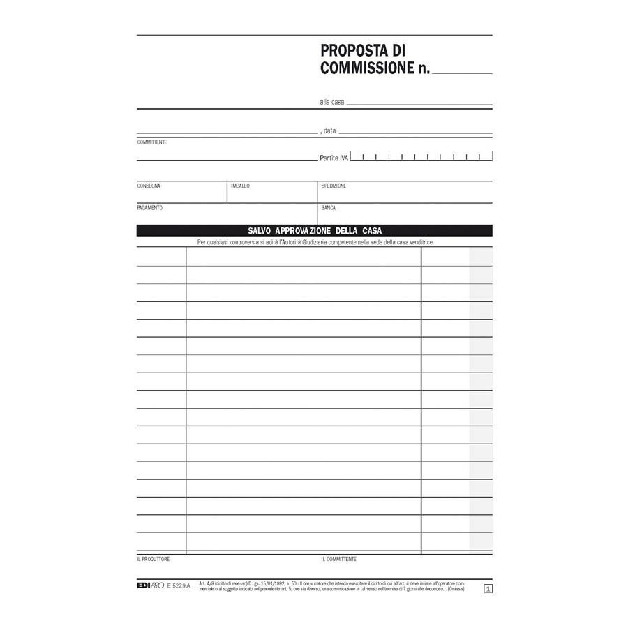Proposta COMMISSIONI cm15x23 2Copie AUTOCOPIANTE