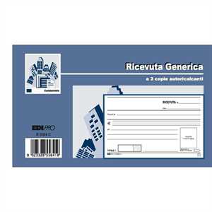 BLOCCO RICEVUTE GENERICO 3C 9,9x17
