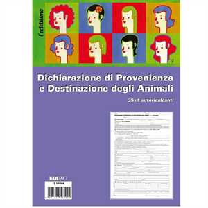 Bl.Dich.provenienza destinaz.animali