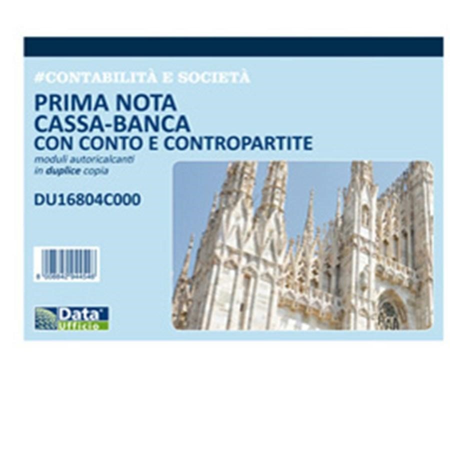 Blocco PRIMANOTA cassa banca cm23x29 AUTOCOPIANTE FLEX