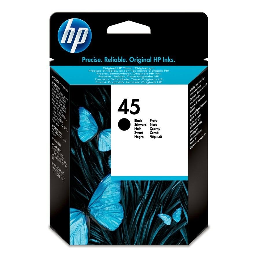 HP Ink-Jet Nero N.45 *51645A* pg930 850-1600