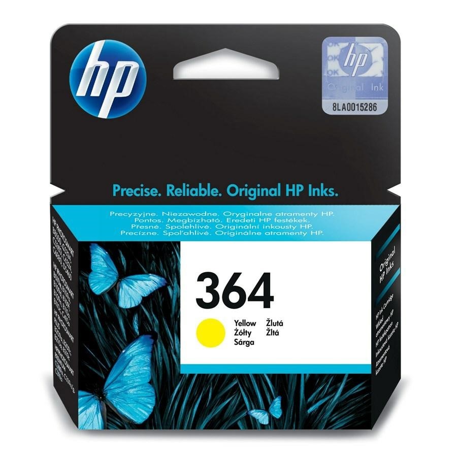 HP Ink-Jet Giallo N.364 *CB320E* pg300 B8550 C5380 6380