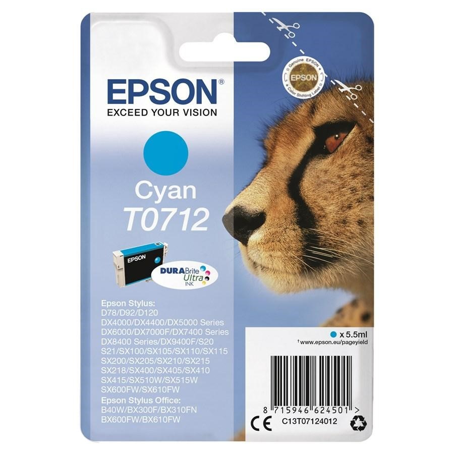 EPSON Ink-Jet Ciano T0712 *T071240* D78/DX4000/5000/6000/7000