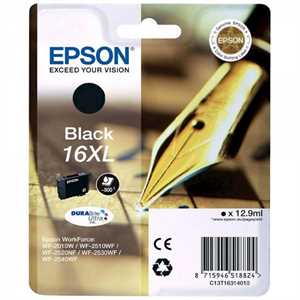 EPSON Ink-Jet Nero N.16XL *T163140* WF2510/2530/2010/2540